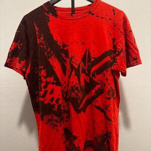 Y2K Vans Red Affliction Style T Shirt